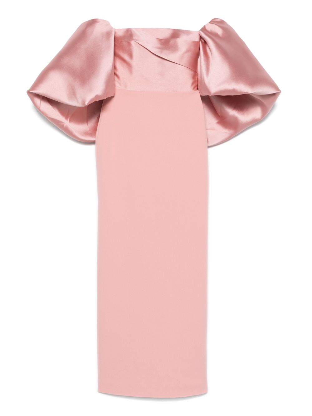 OS43018PUTTYPINK FLORIS 맥시 드레스